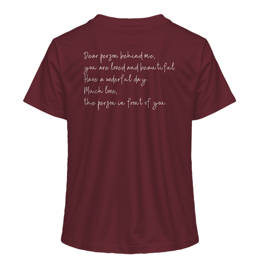 Dear Person Behind Me - Ladies Organic Shirt