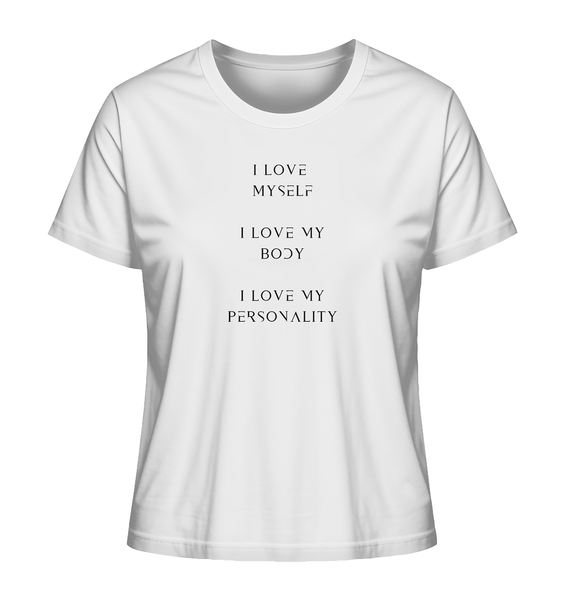 I Love Myself - Ladies Organic Shirt