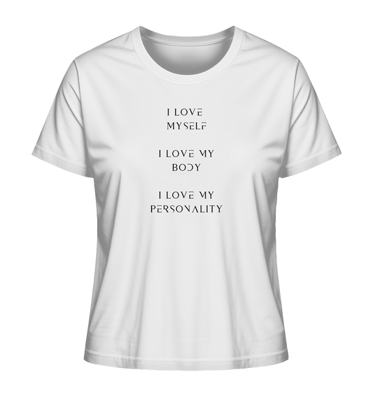 I Love Myself - Ladies Organic Shirt