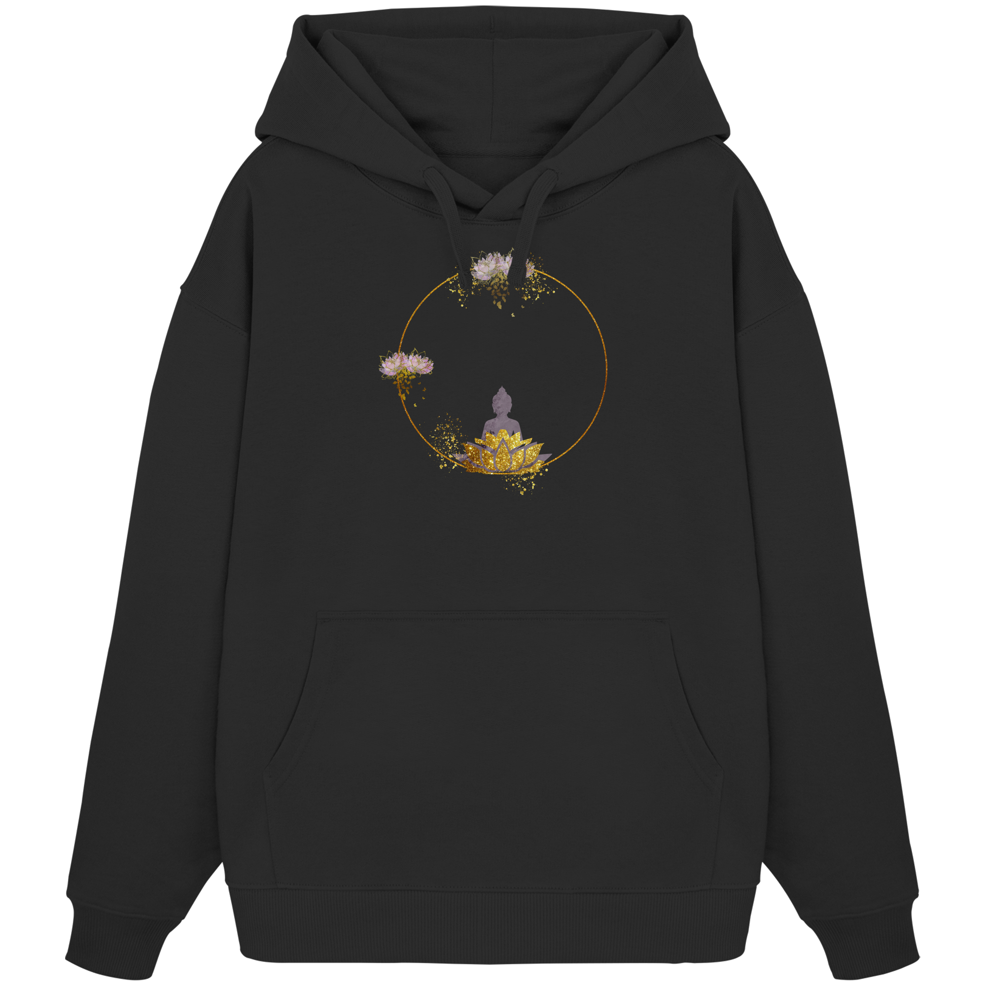 Buddha in Ring - Organic Oversize Hoodie