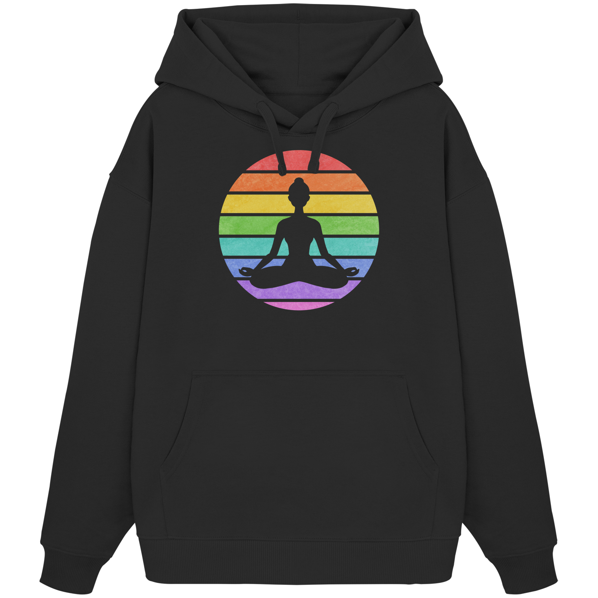 Rainbow Buddha - Organic Oversize Hoodie