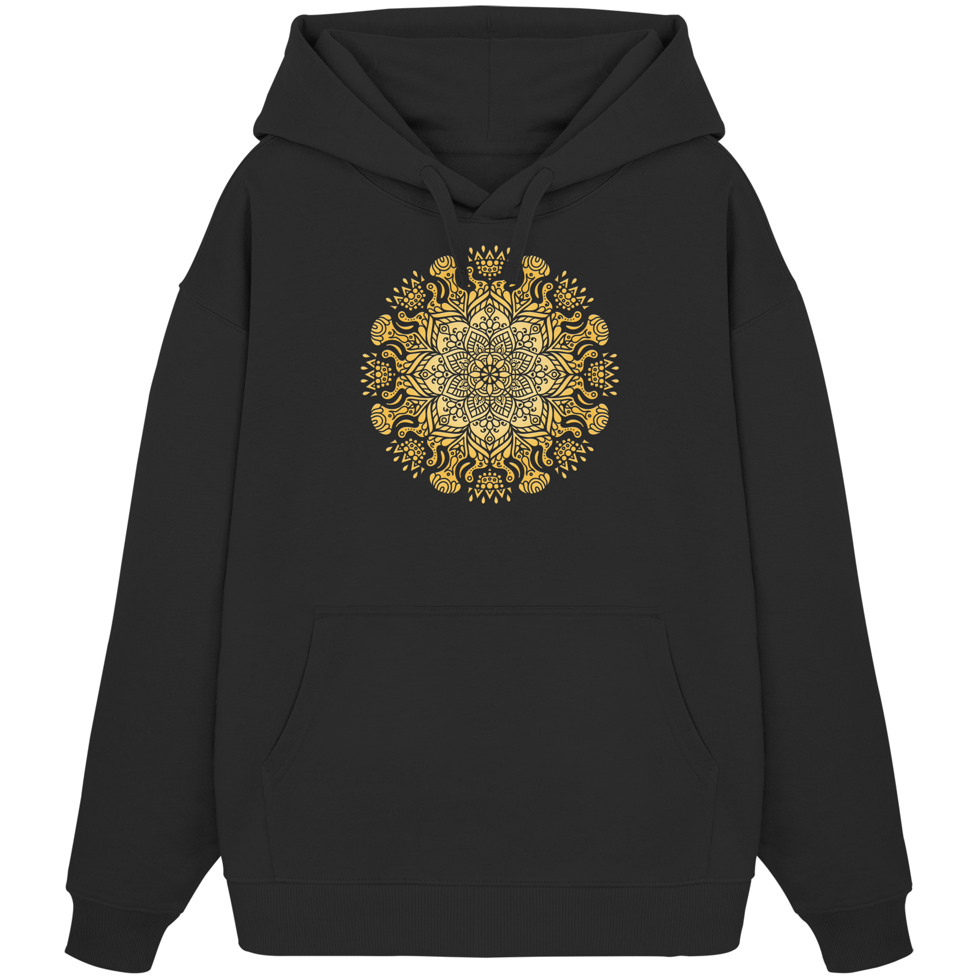 Mandala Bronze - Organic Oversize Hoodie