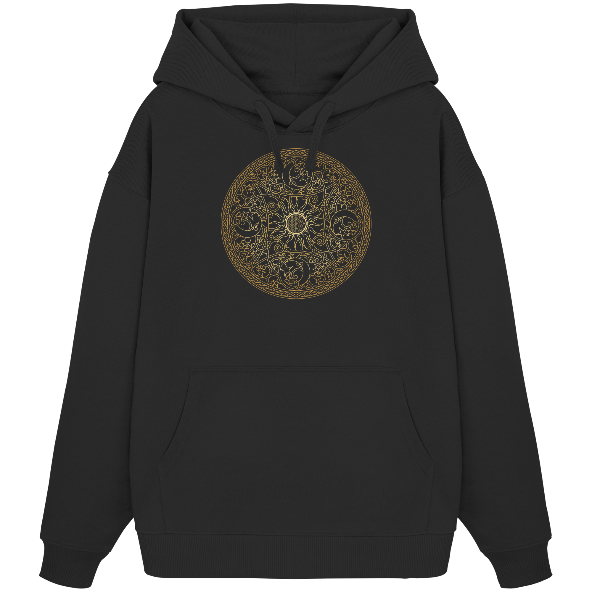 Mandala Bronze - Organic Oversize Hoodie