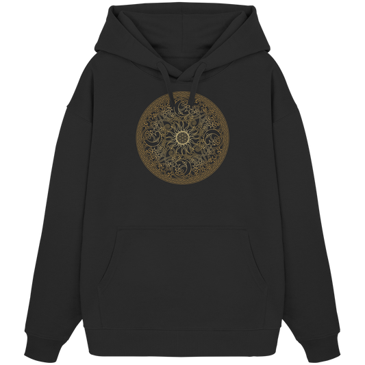 Mandala Bronze - Organic Oversize Hoodie