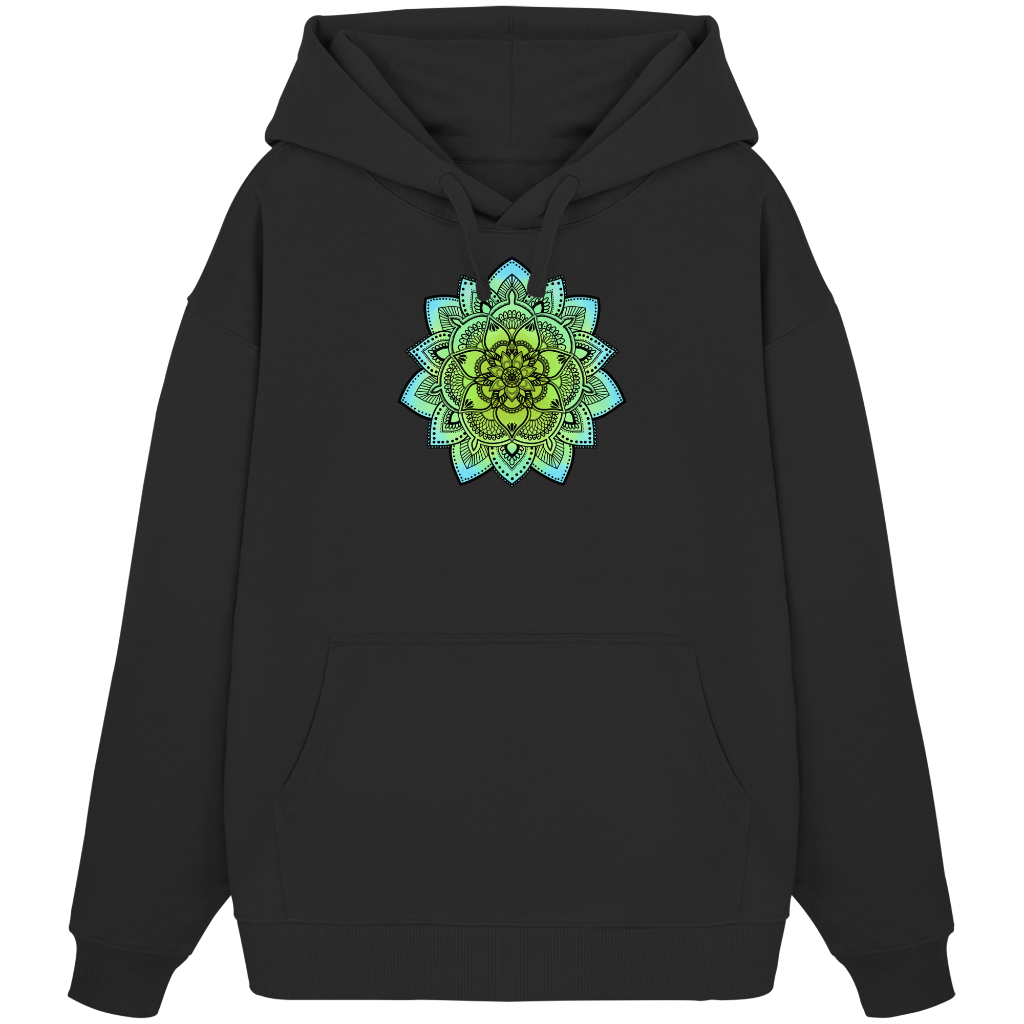 Mandala Bunt  - Organic Oversize Hoodie