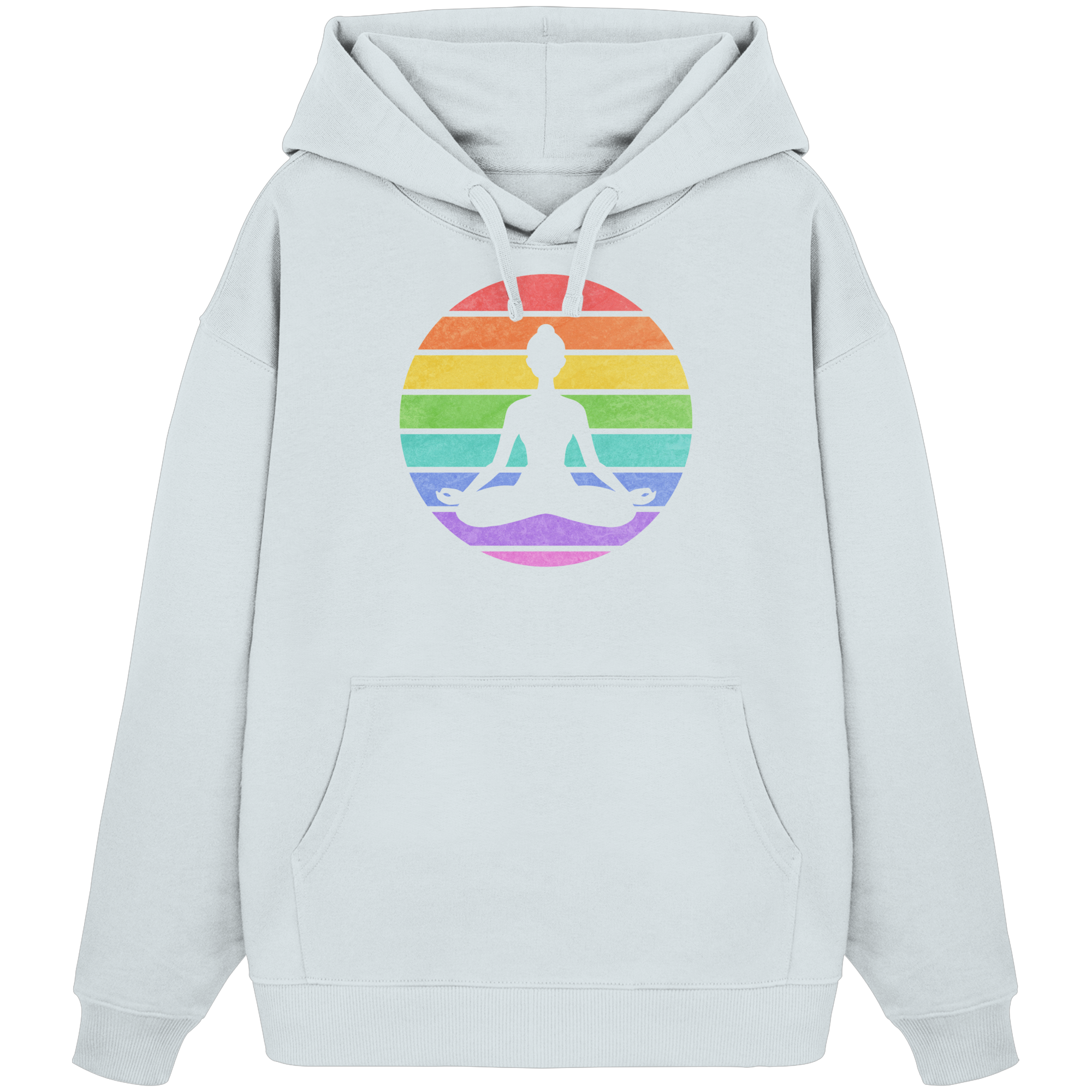 Rainbow Buddha - Organic Oversize Hoodie
