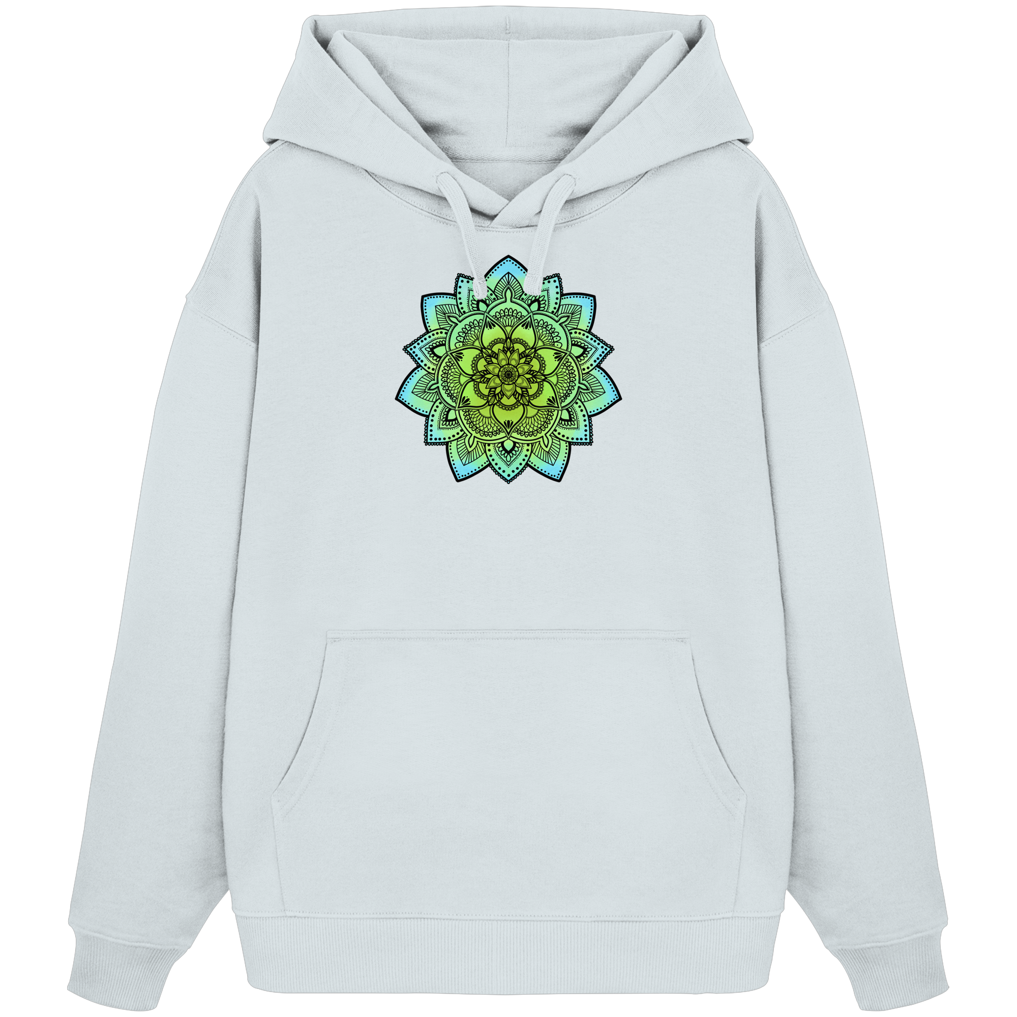 Mandala Bunt  - Organic Oversize Hoodie