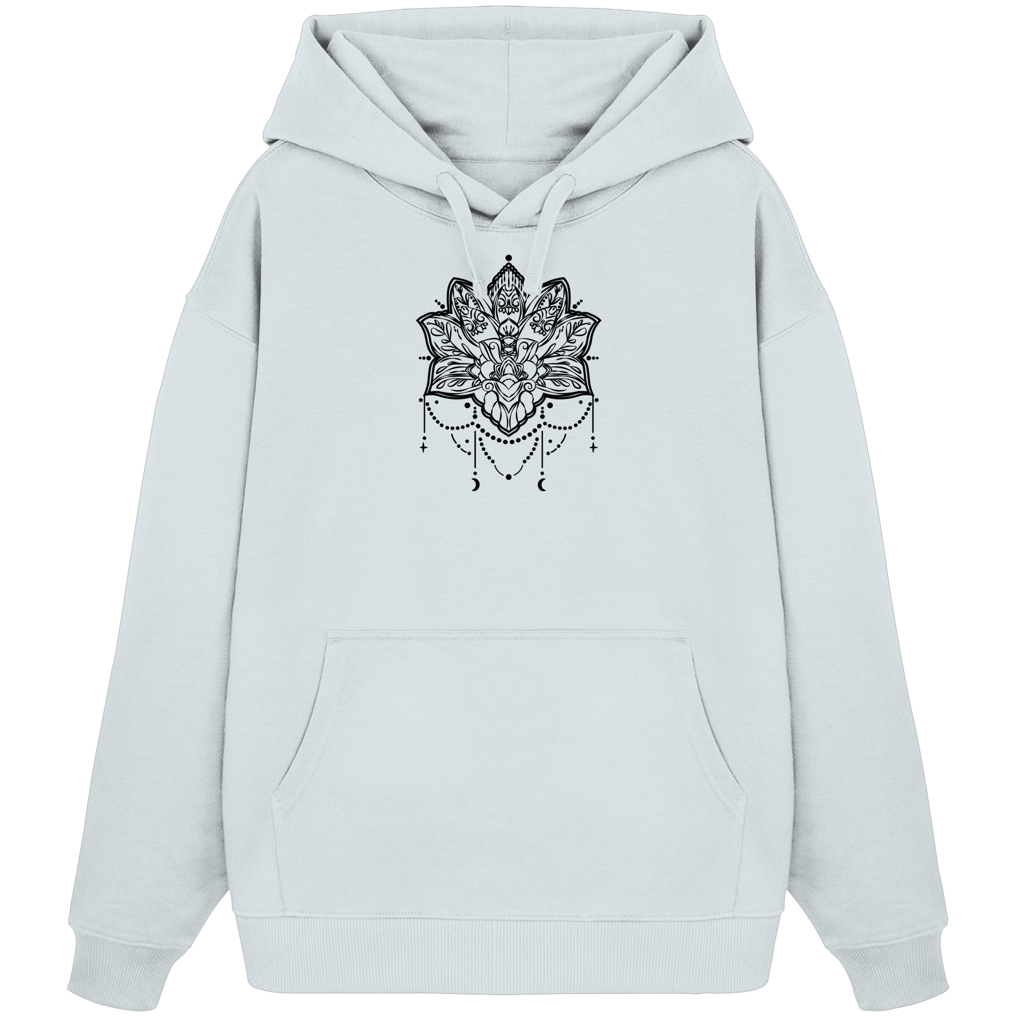 Mandala Flower - Organic Oversize Hoodie