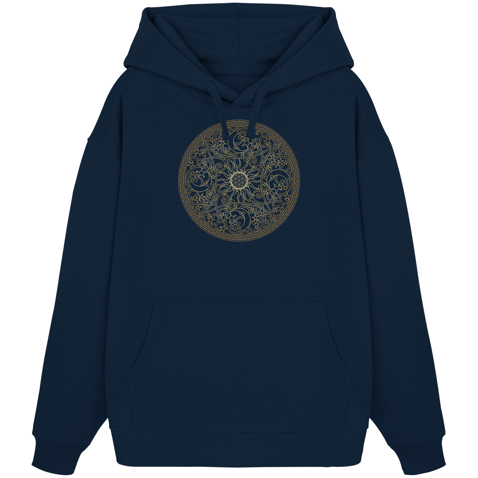 Mandala Bronze - Organic Oversize Hoodie