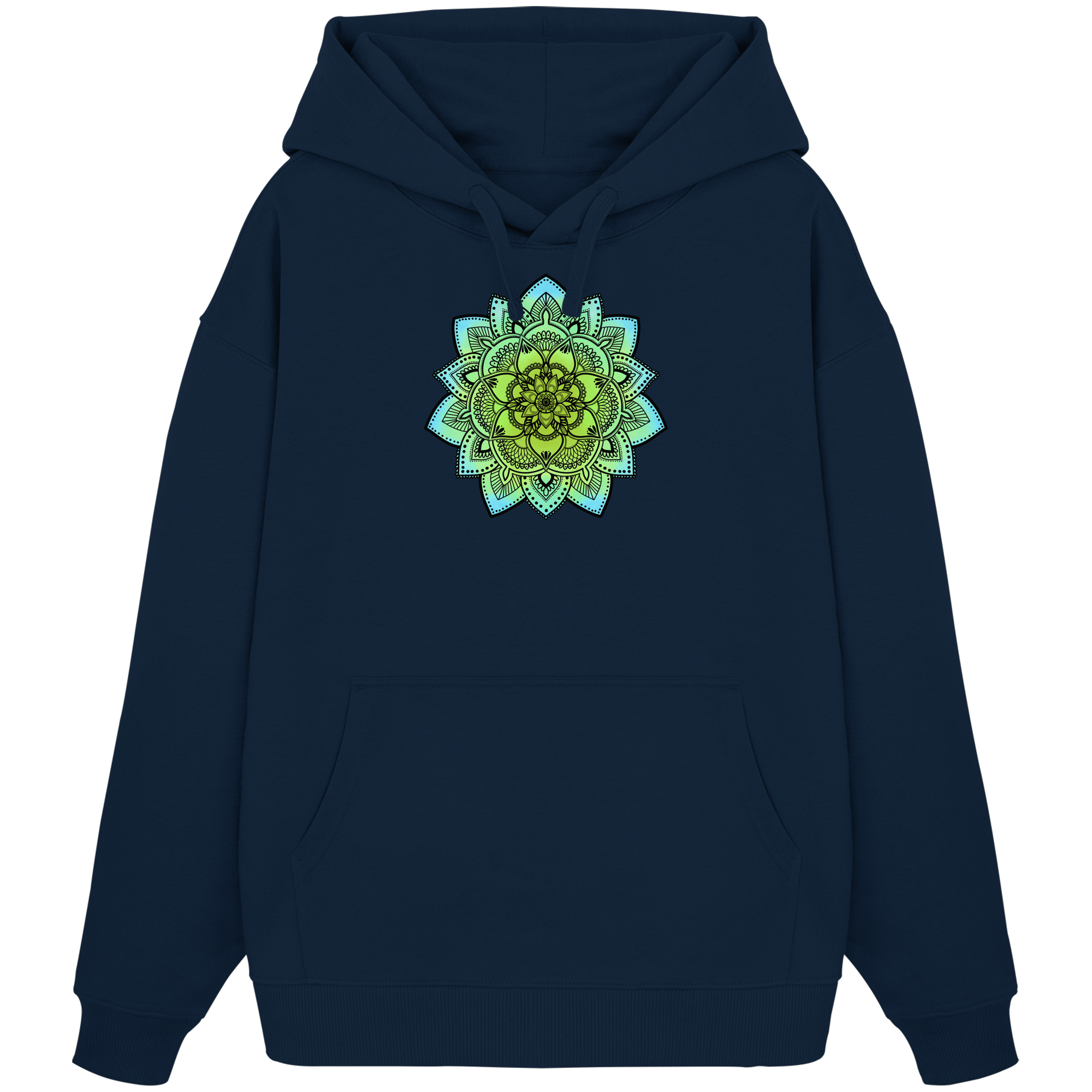 Mandala Bunt  - Organic Oversize Hoodie