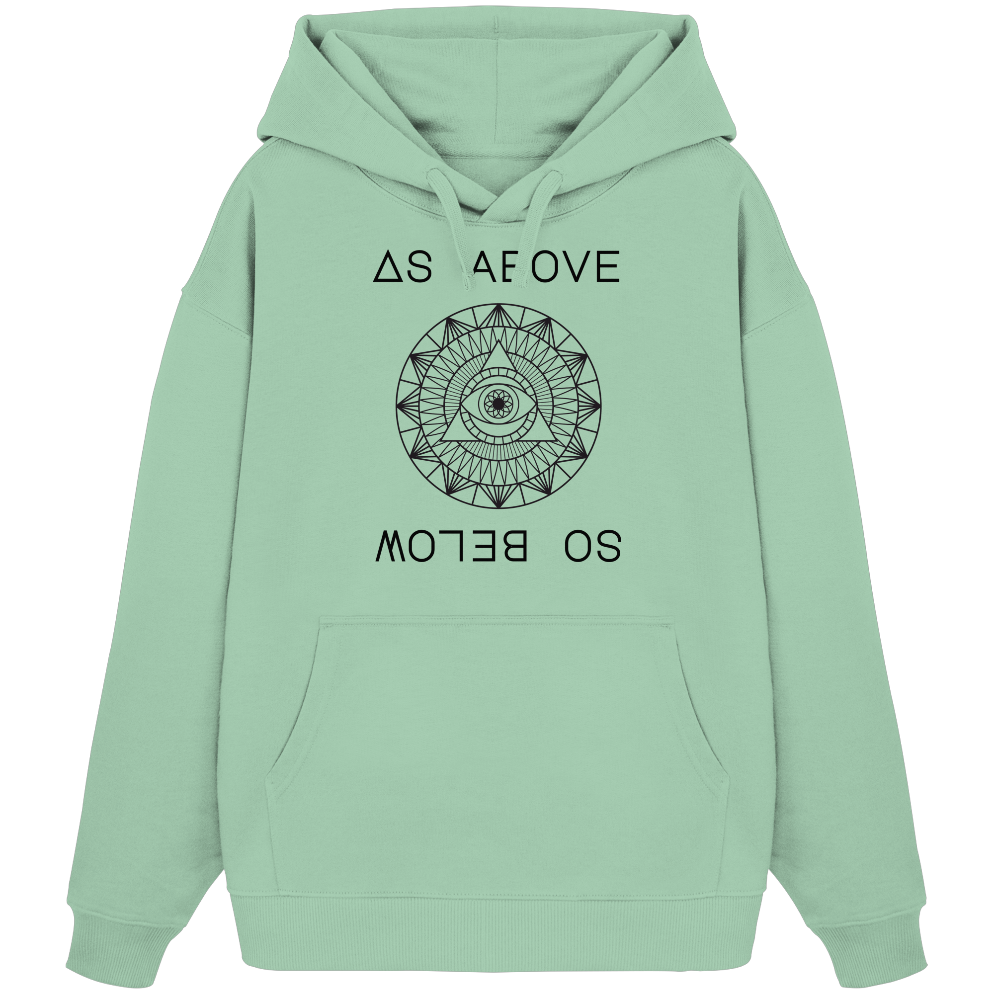 As Above So Below - Organic Oversize Hoodie