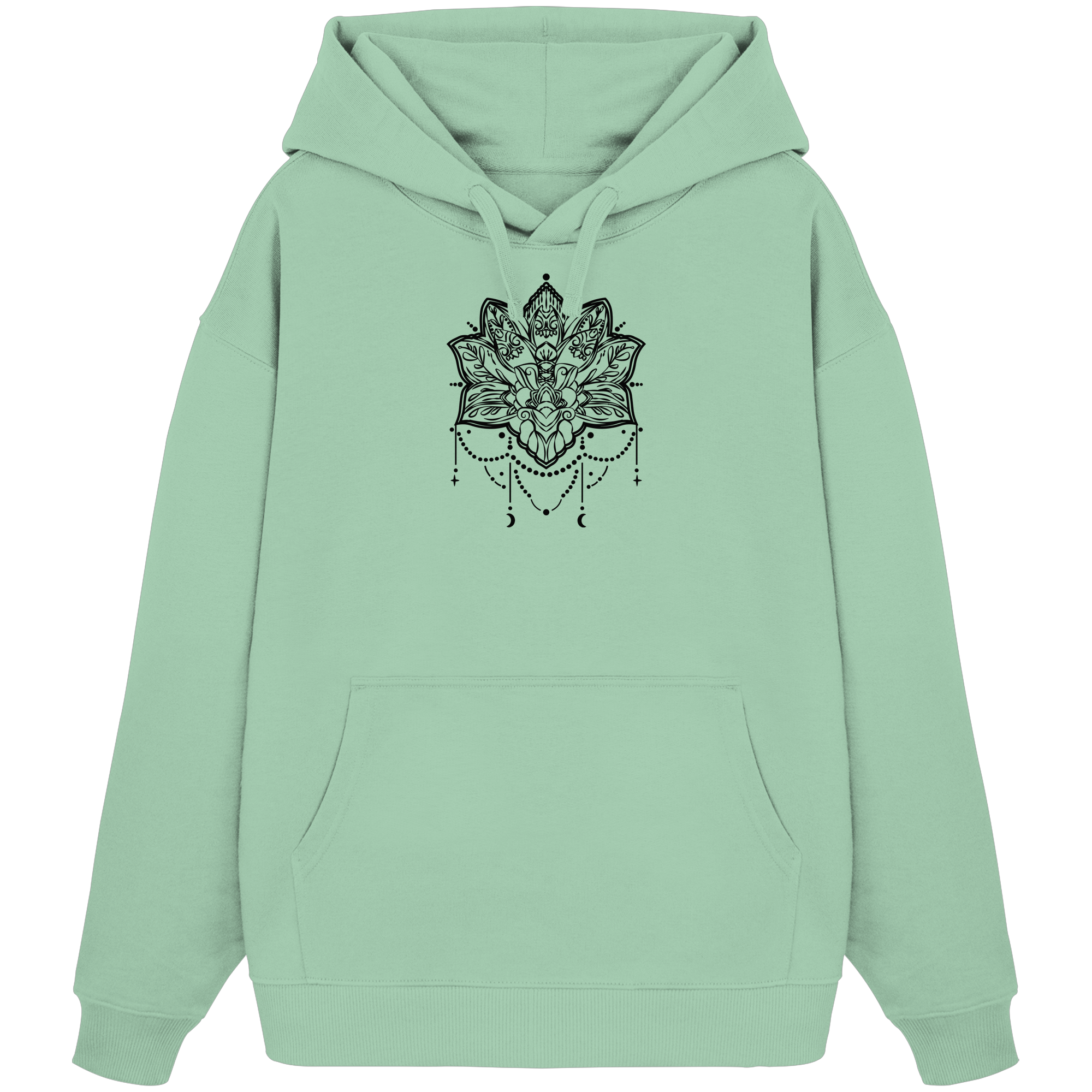 Mandala Flower - Organic Oversize Hoodie