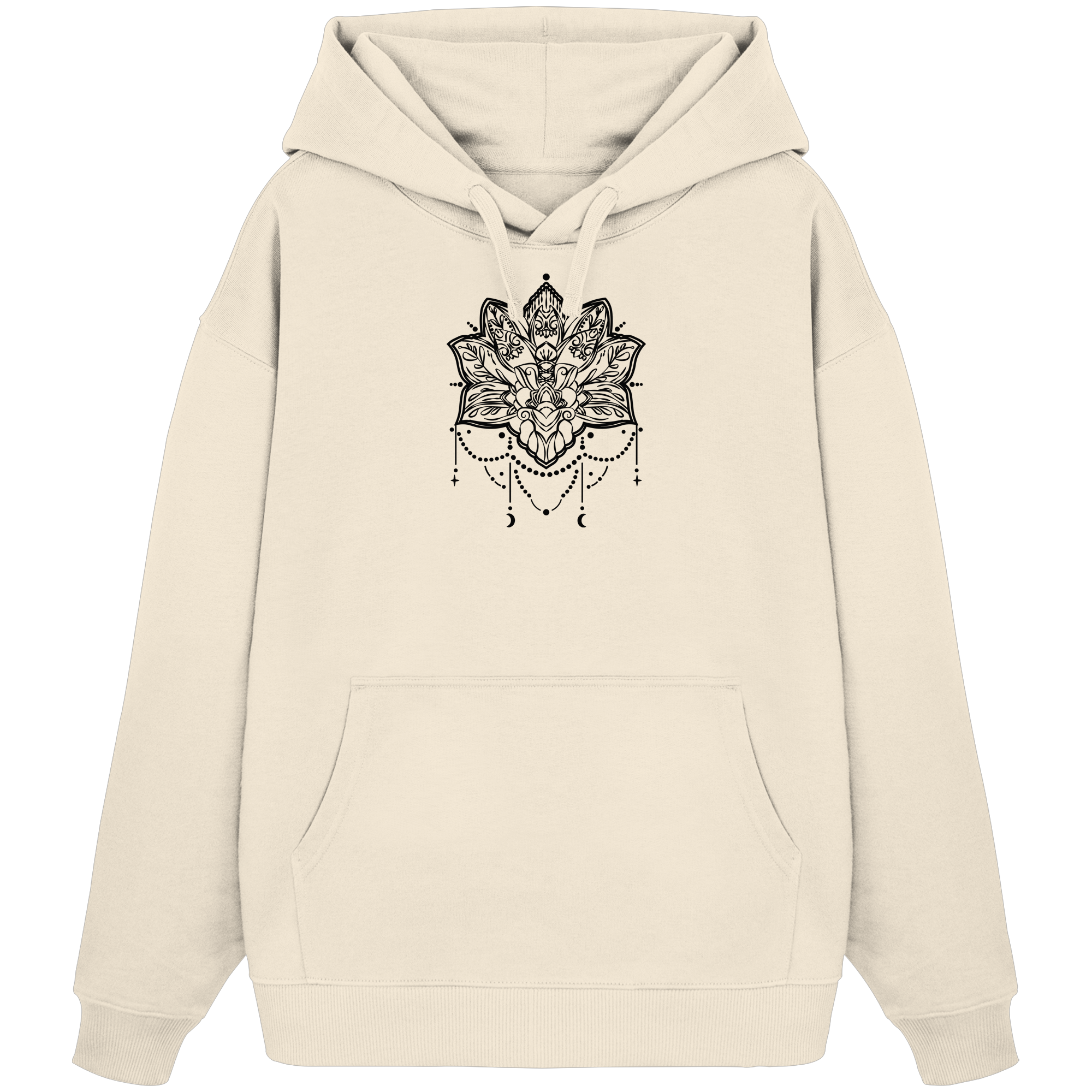 Mandala Flower - Organic Oversize Hoodie