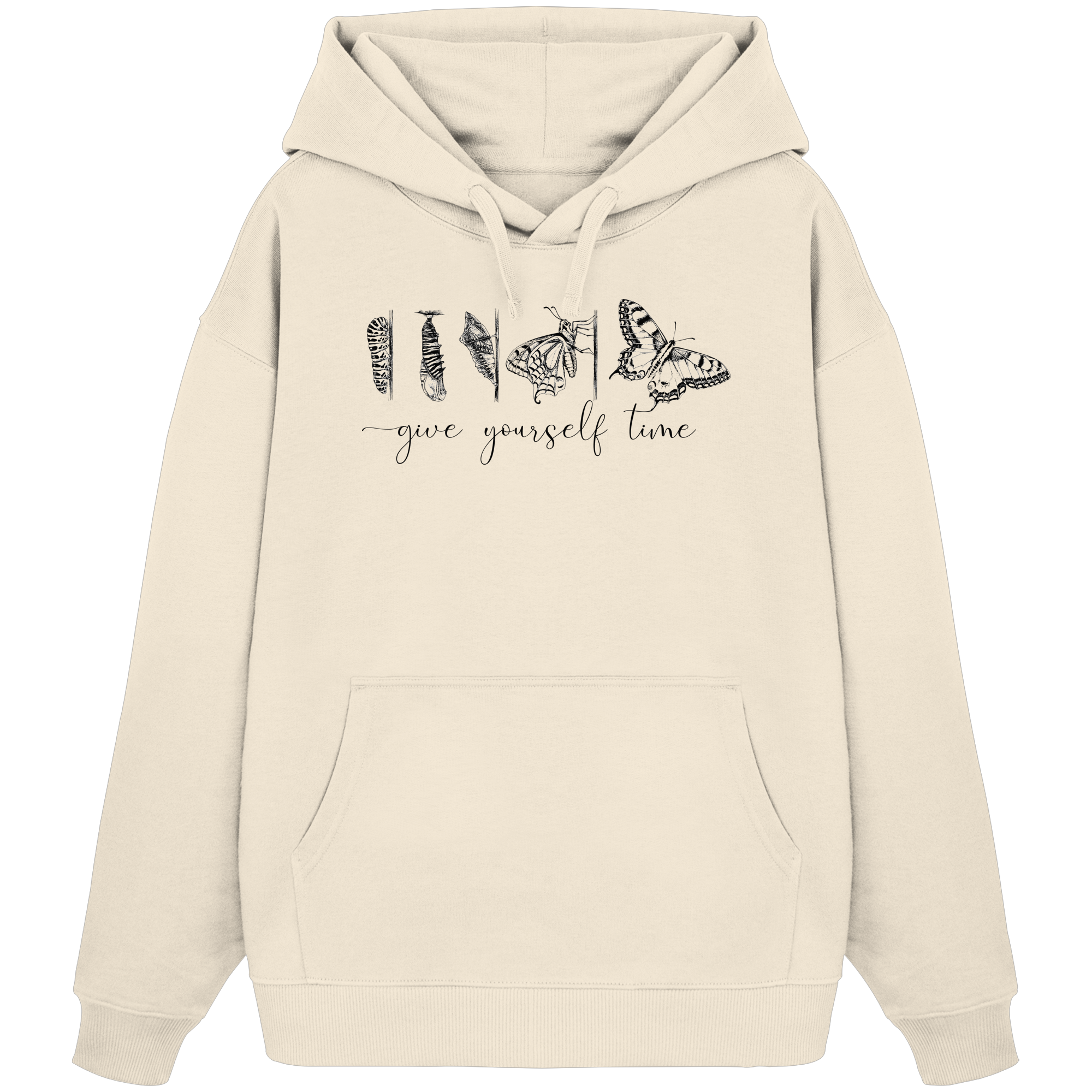 Give Yourself Time - Organic Oversize Hoodie