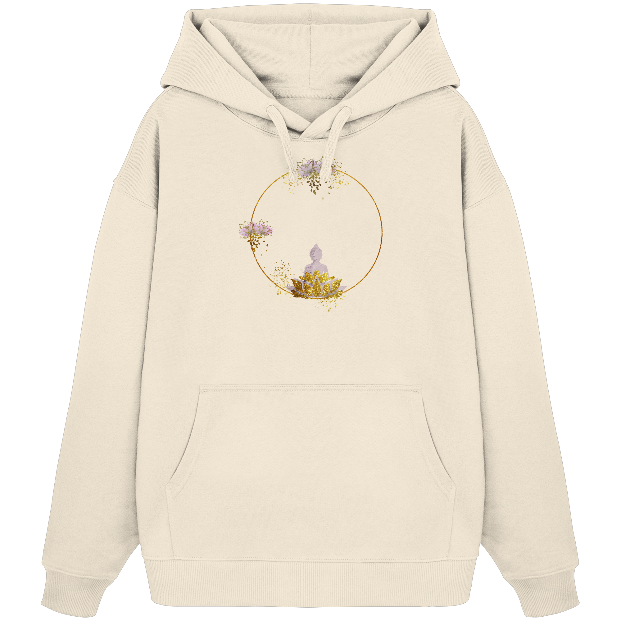 Buddha in Ring - Organic Oversize Hoodie