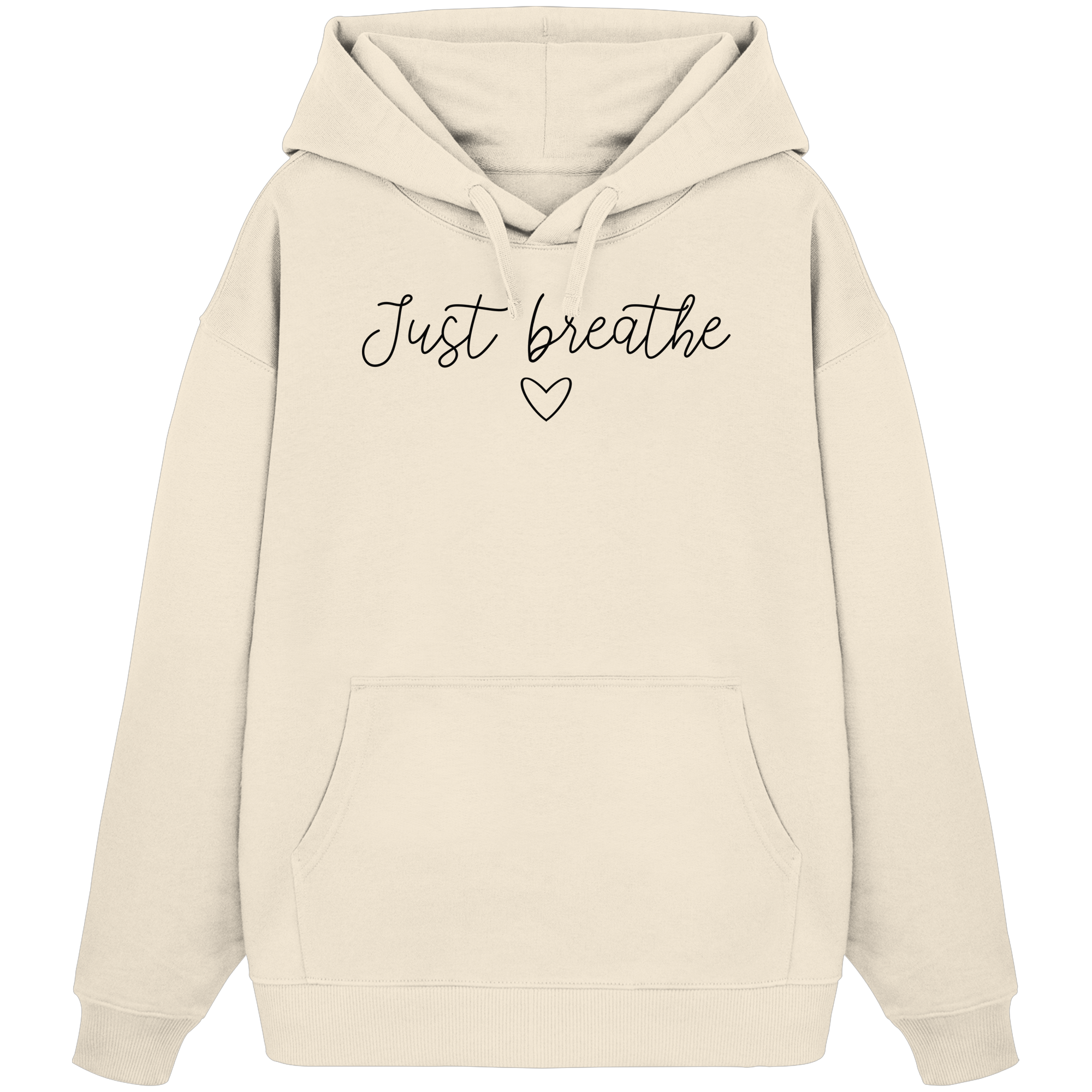 Just Breathe - Organic Oversize Hoodie