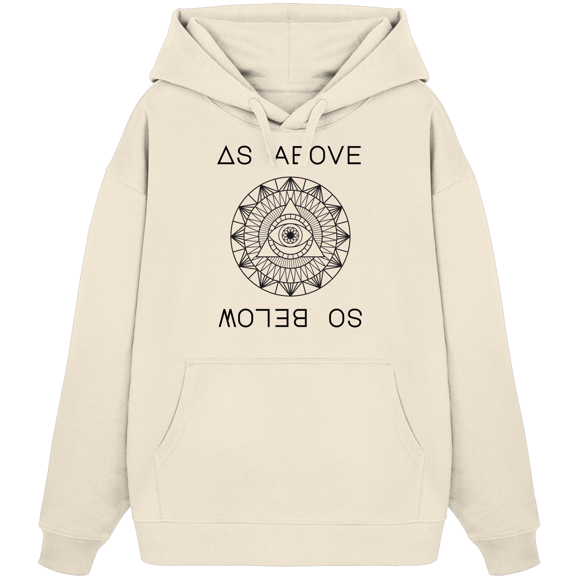 As Above So Below - Organic Oversize Hoodie