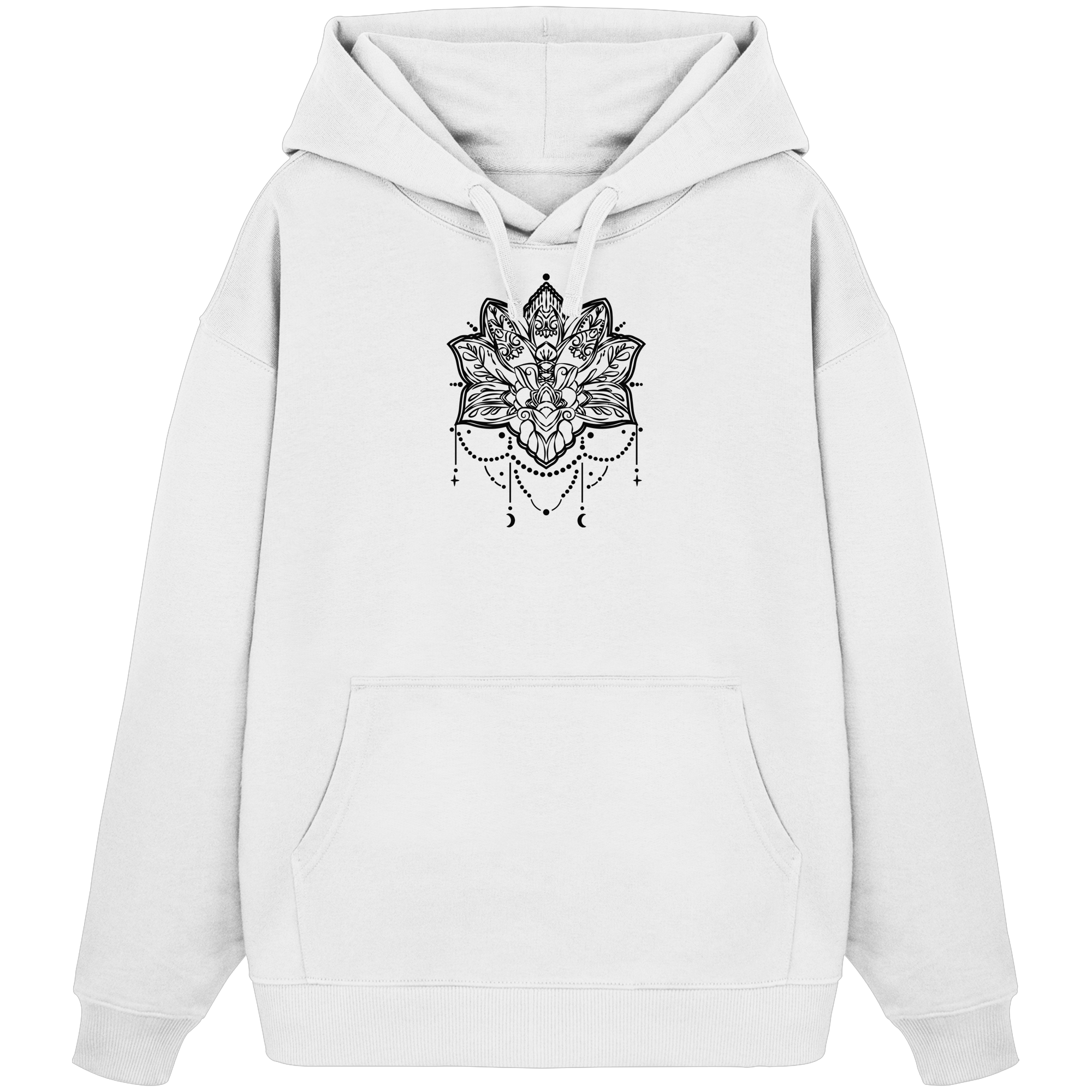 Mandala Flower - Organic Oversize Hoodie