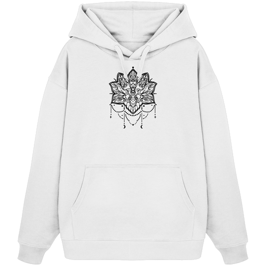 Mandala Flower - Organic Oversize Hoodie