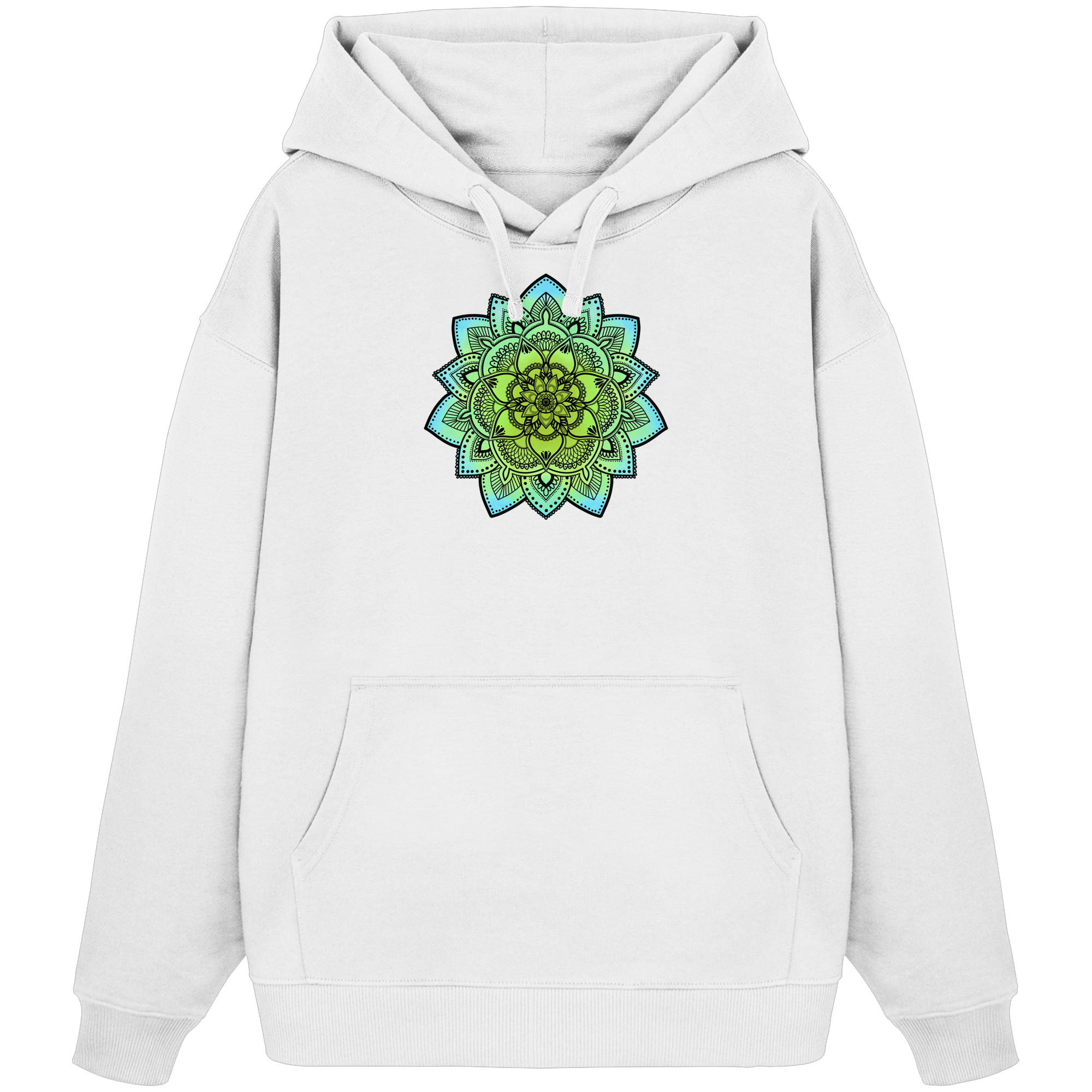 Mandala Bunt  - Organic Oversize Hoodie