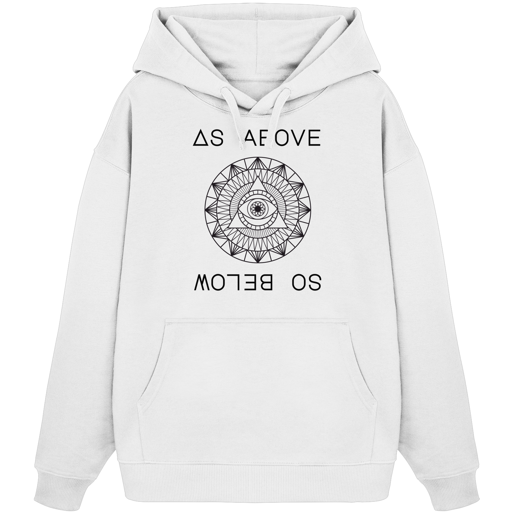 As Above So Below - Organic Oversize Hoodie