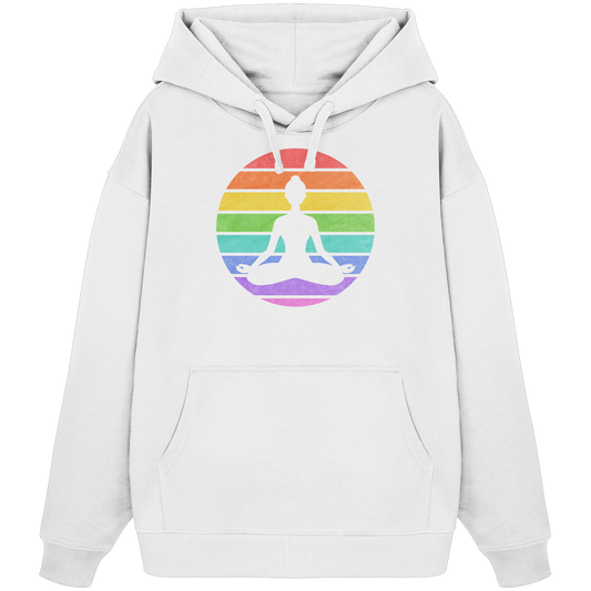 Rainbow Buddha - Organic Oversize Hoodie