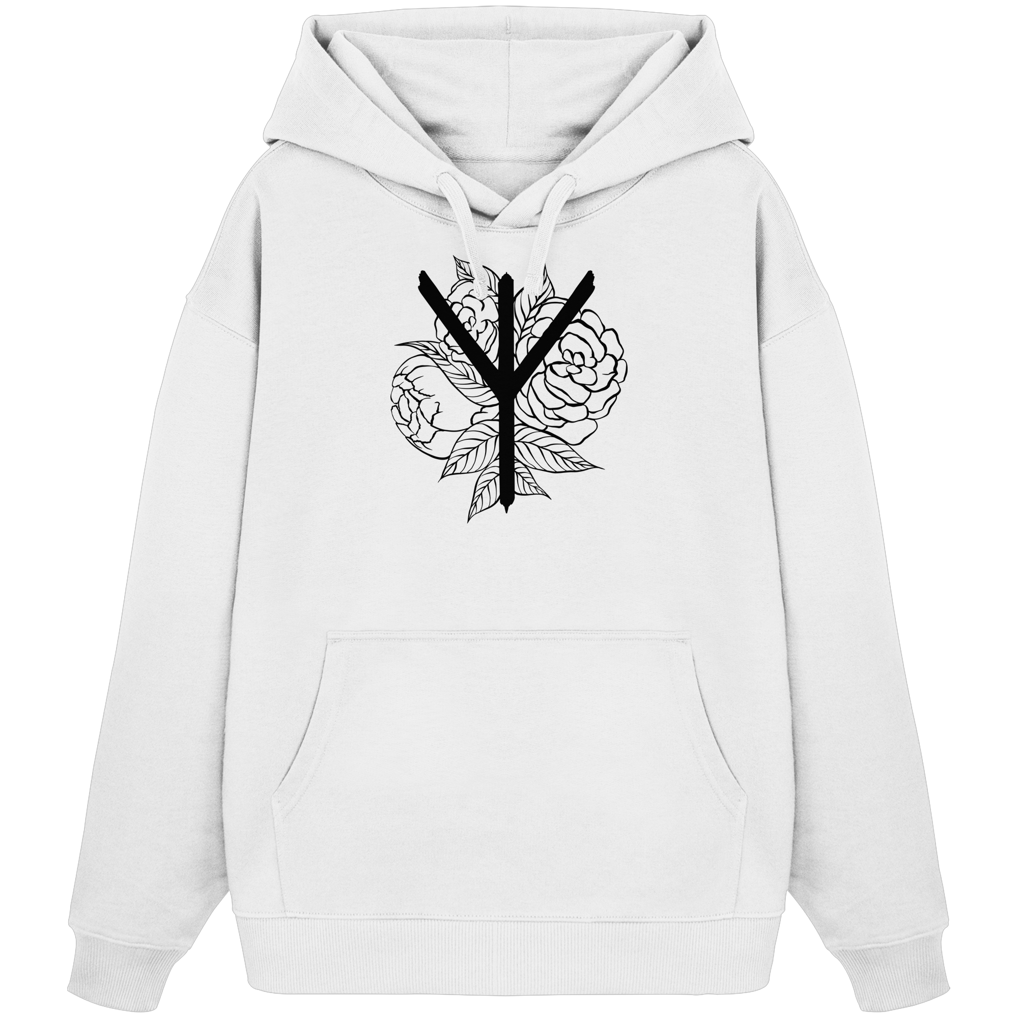 Rune Dreizack - Organic Oversize Hoodie
