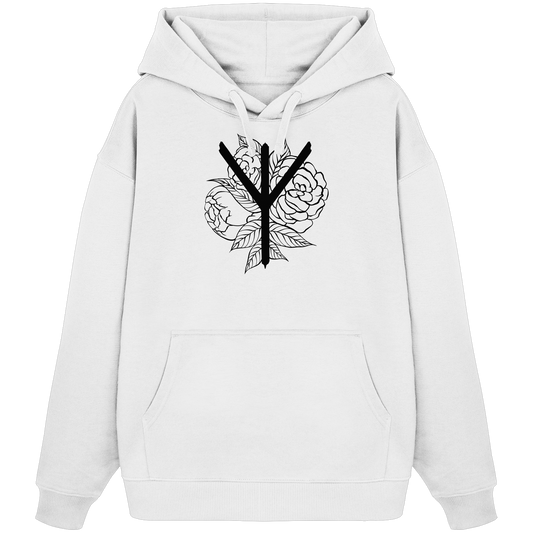 Rune Dreizack - Organic Oversize Hoodie