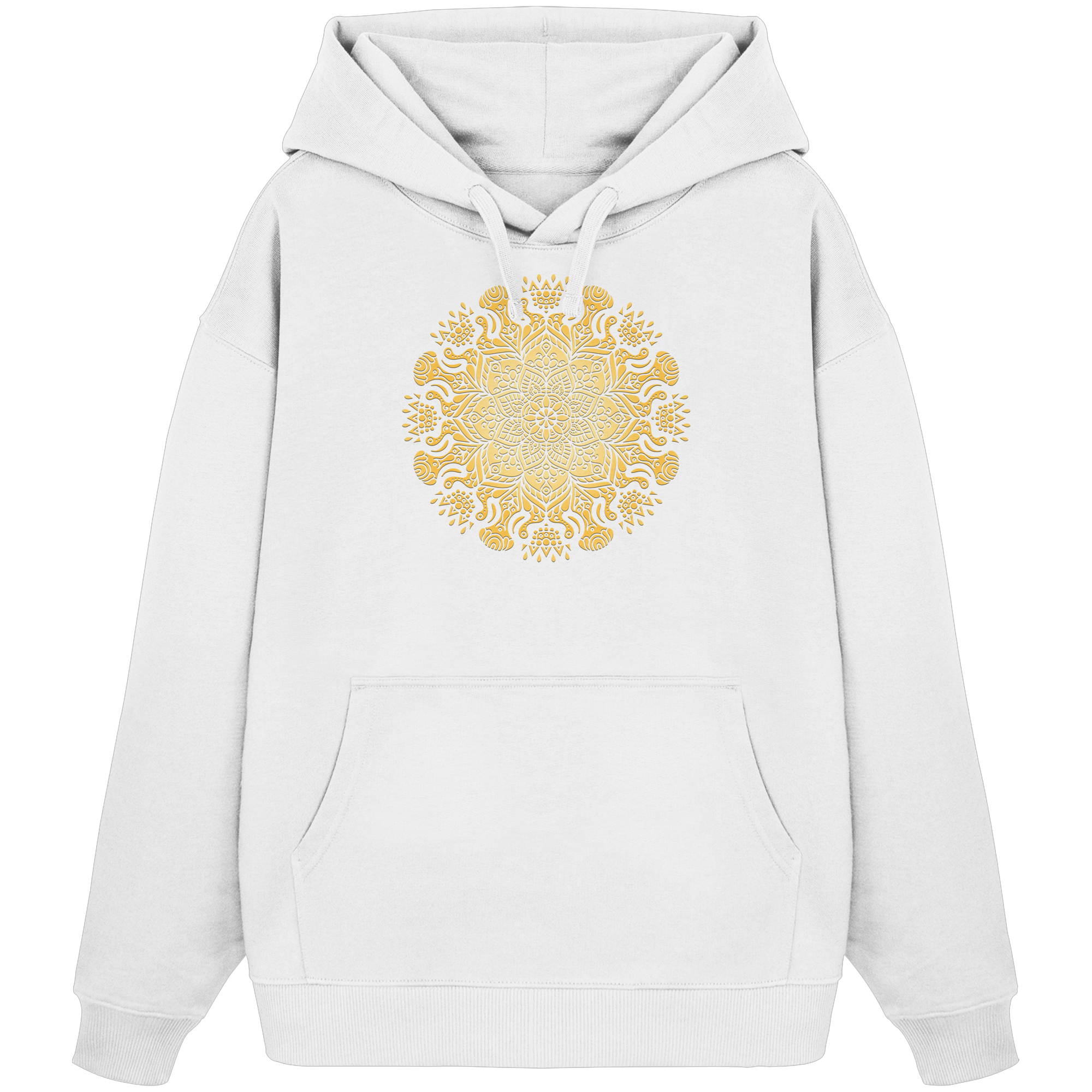 Mandala Bronze - Organic Oversize Hoodie