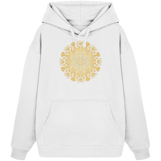 Mandala Bronze - Organic Oversize Hoodie