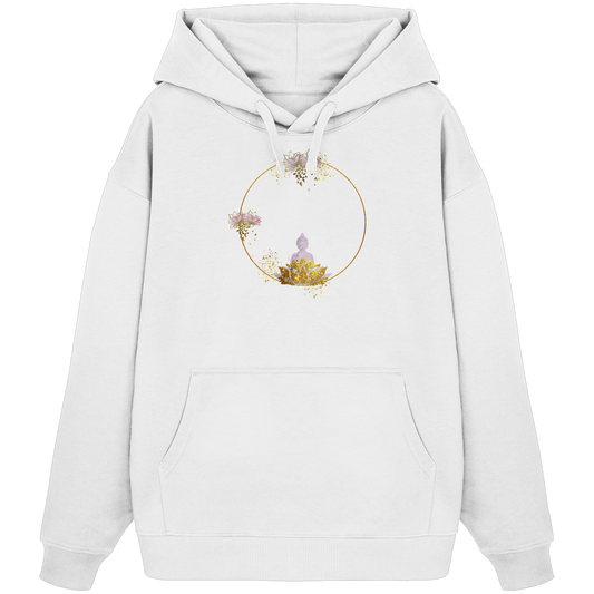 Buddha in Ring - Organic Oversize Hoodie