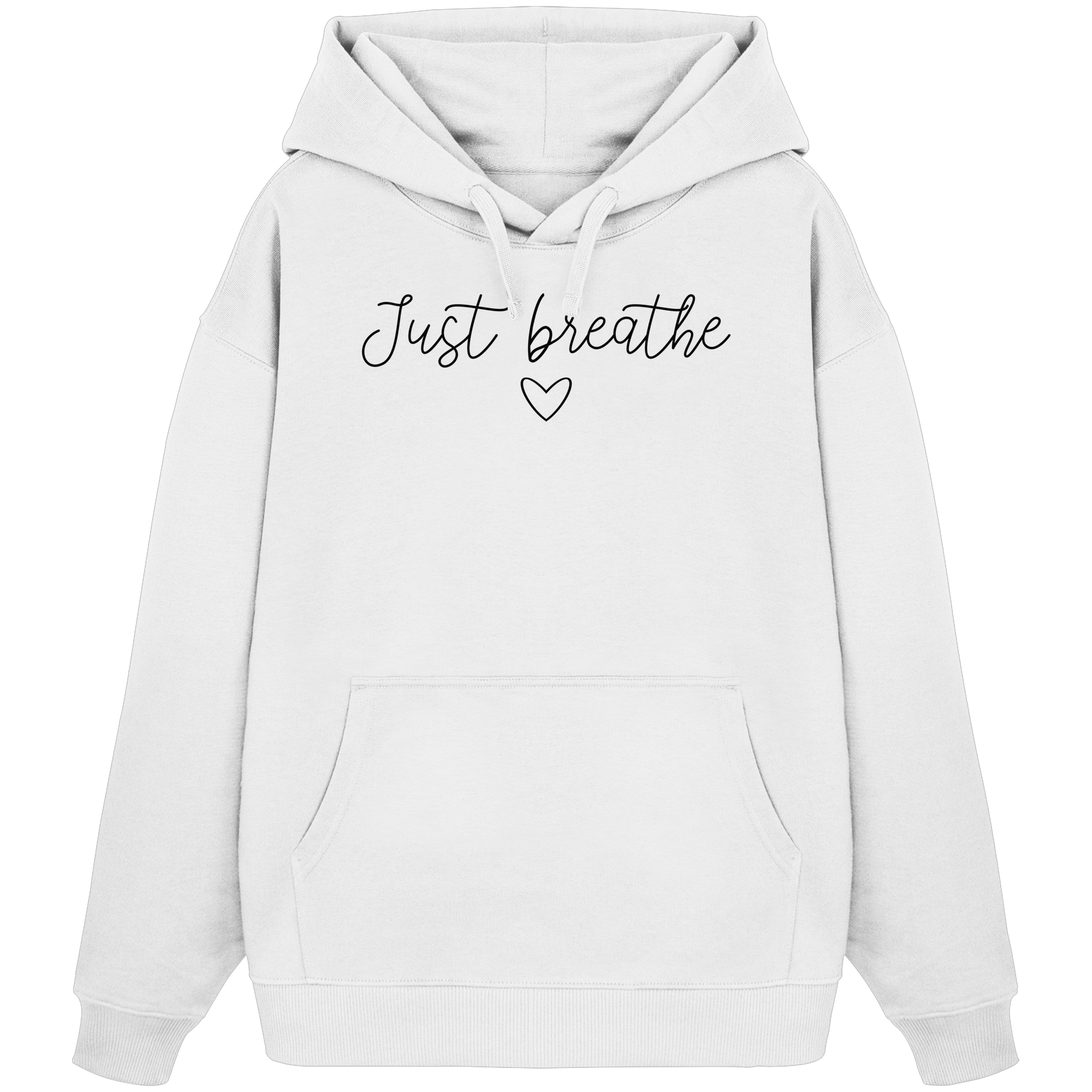 Just Breathe - Organic Oversize Hoodie